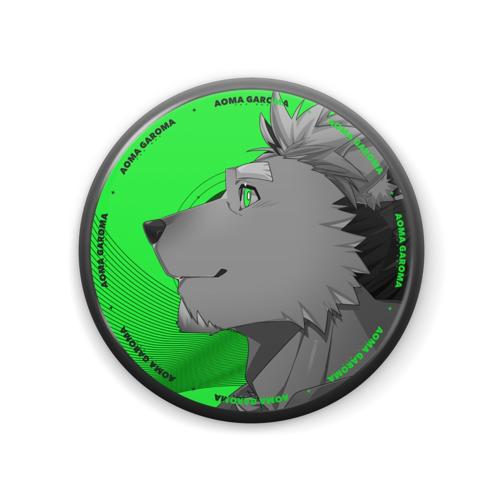 碧熊 ガロマ様 アイコニックカラー缶バッジ