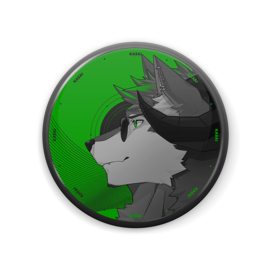 カサイ様 アイコニックカラー缶バッジ