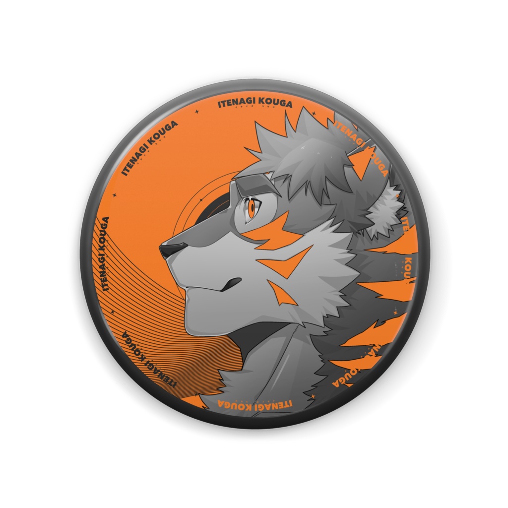 凍凪 コウガ様 アイコニックカラー缶バッジ