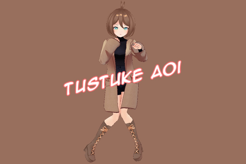 Tutsuke Aoi Vroid Adoptable