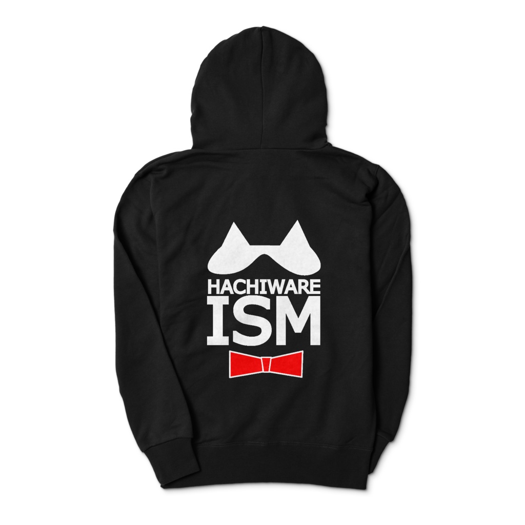 HACHIWARE ISM　ジップパーカー　ブラック