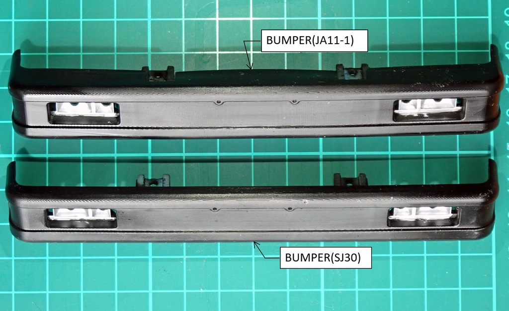 【STL】WPL 1/10 jimny BUMPER(JA11-1)3Dプリントデータ