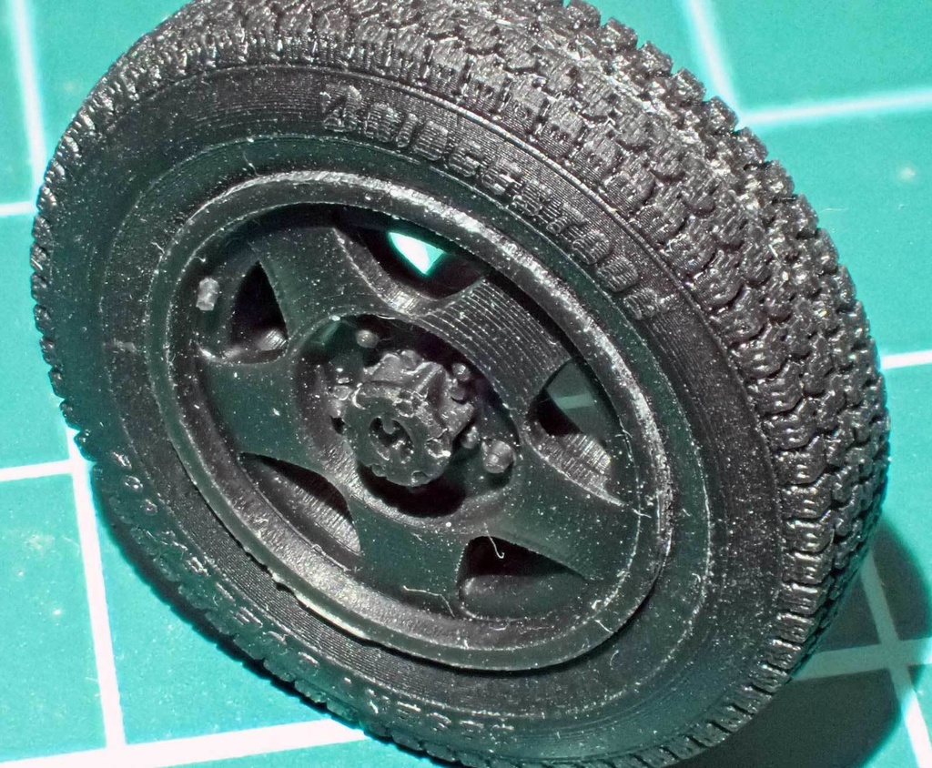 【STL】アオシマ 1/32 JA11 jimny タイヤ3Dプリントデータ