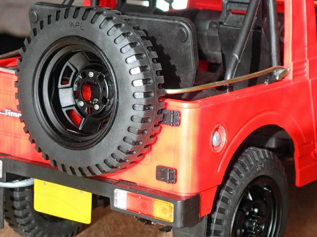 【STL】WPL 1/10 C74-1 jimny ホイール3Dプリントデータ