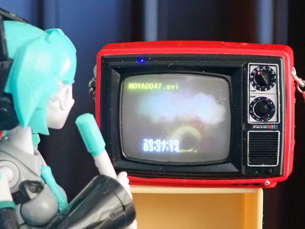 【STL】80年代テレビ3Dプリントデータ