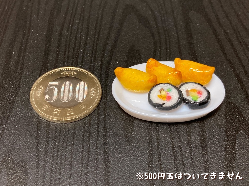 ミニチュアフード おいなりさんと太巻きのセットA