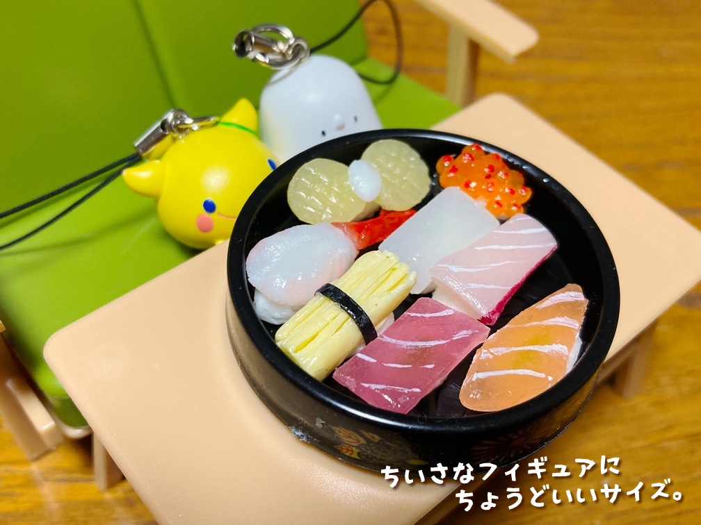 ミニチュアフード 天ぷらそばとお稲荷さん - おもちゃ