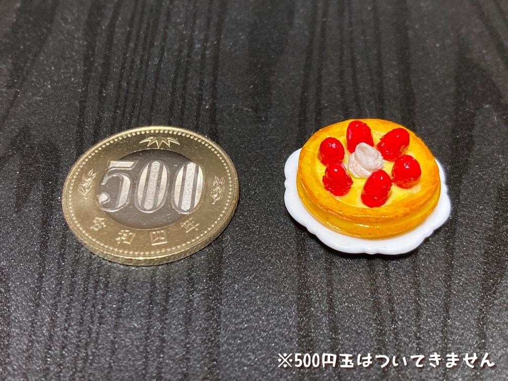 ミニチュアフード いちごのパイA