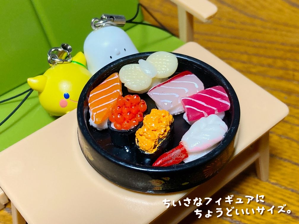 ミニチュアフードお寿司のクリップ6個セット ハンドメイド 手作り 食品