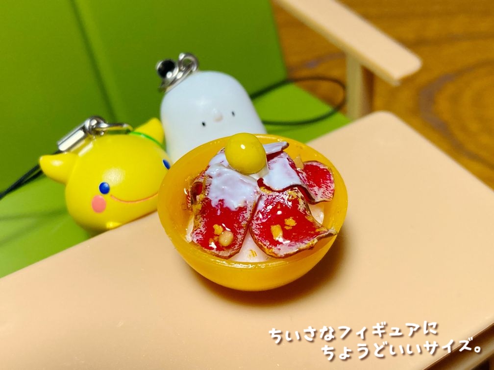 ミニチュアフード ローストビーフ丼A