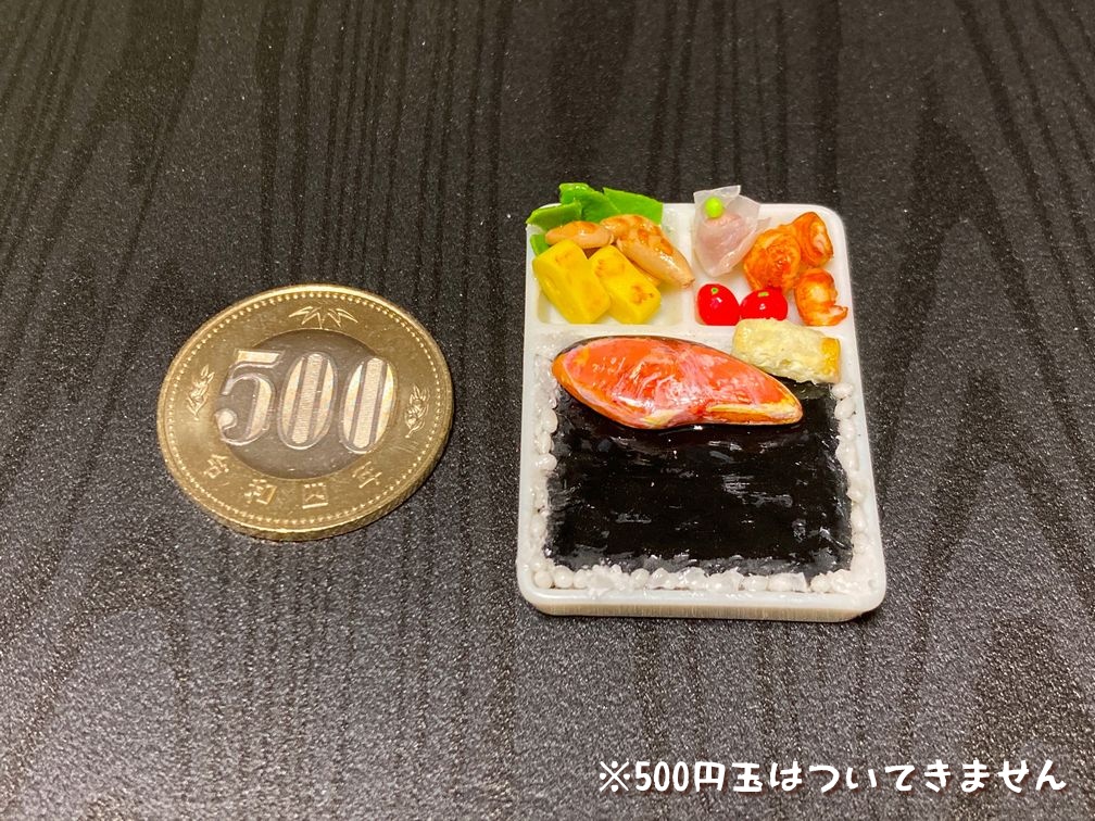ミニチュアフード のり弁当