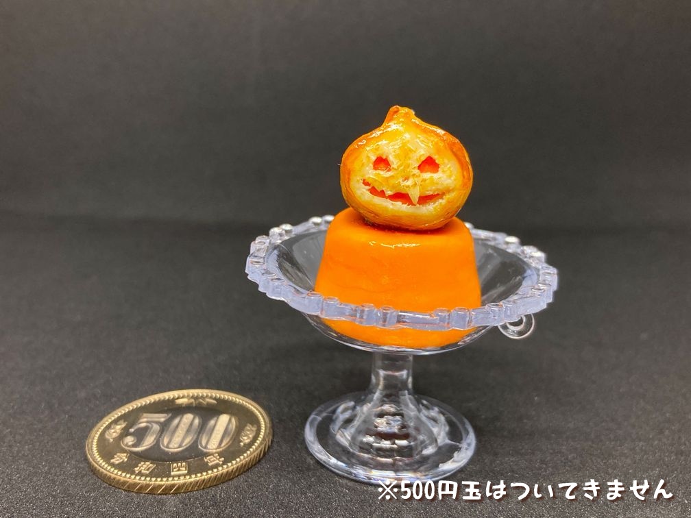 ミニチュアフード かぼちゃプリンA