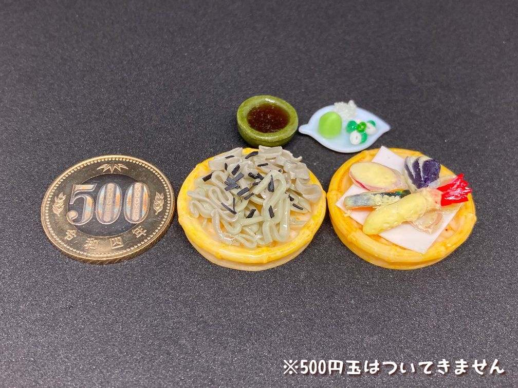 ミニチュアフード 天ざるそば改B