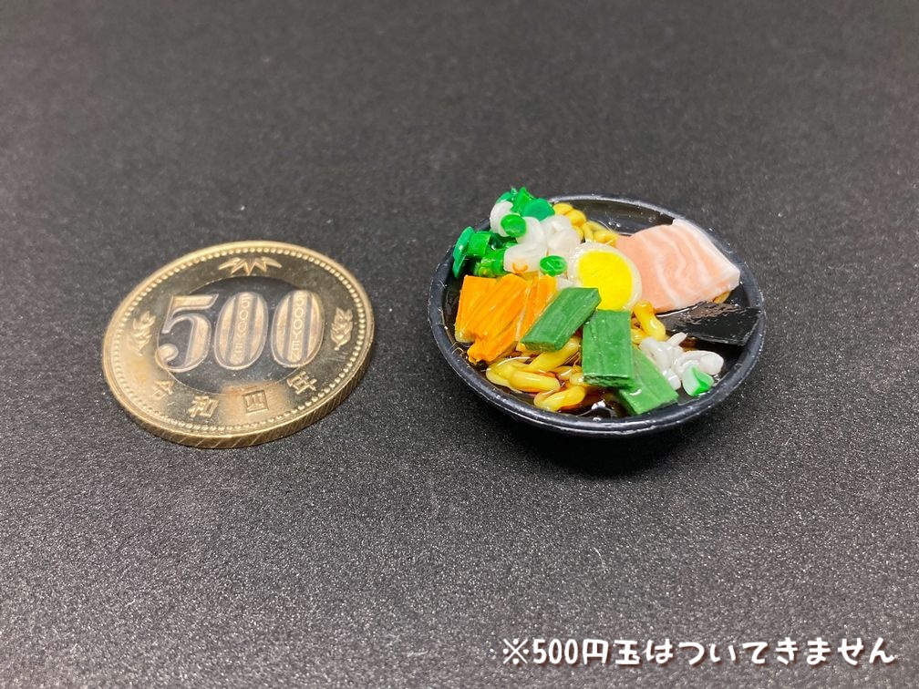 ミニチュアフード 田舎風ラーメンB
