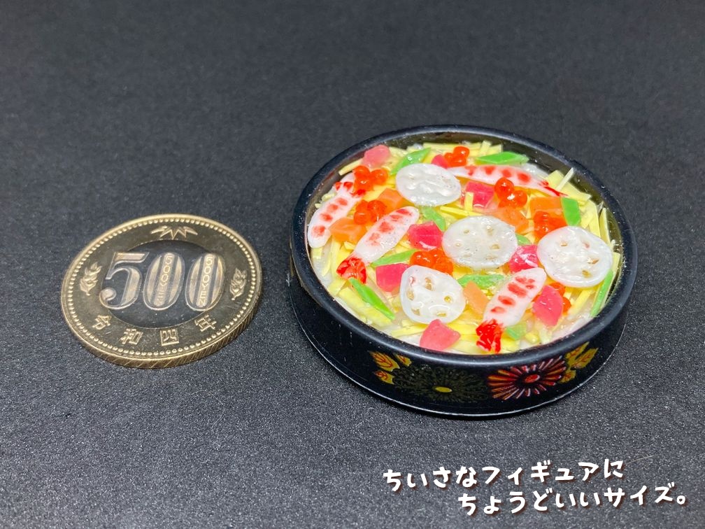 ミニチュアフード 大きなちらし寿司A