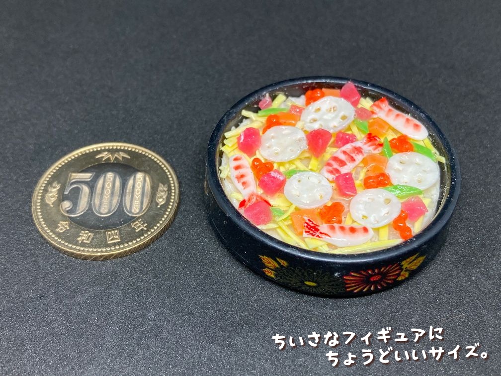 ミニチュアフード 大きなちらし寿司B