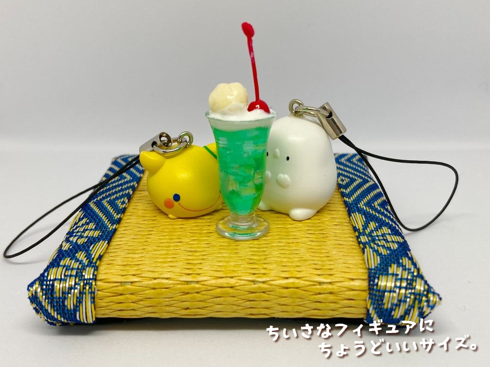 ミニチュアフード クリームソーダ緑B
