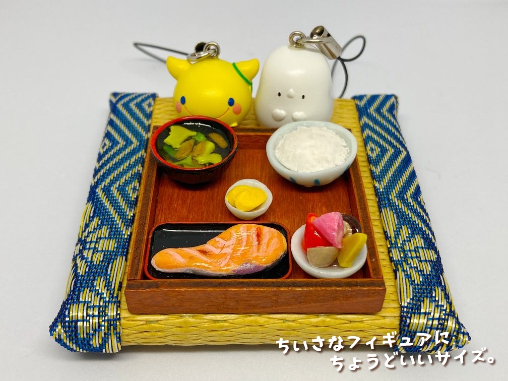 ミニチュアフード 鮭定食