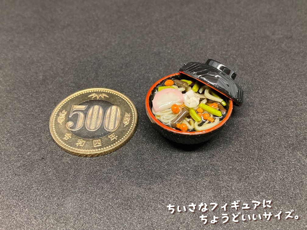 ミニチュアフード 山菜そばA