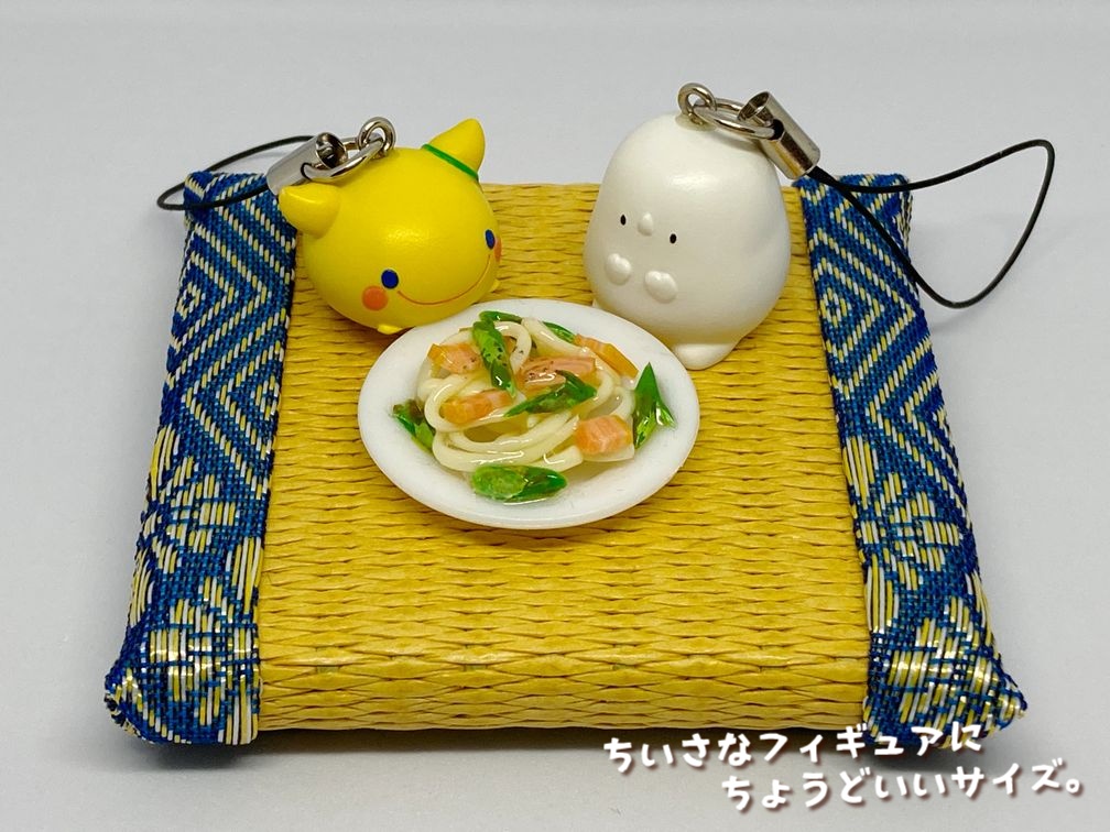 ミニチュアフード アスパラとベーコンのパスタA