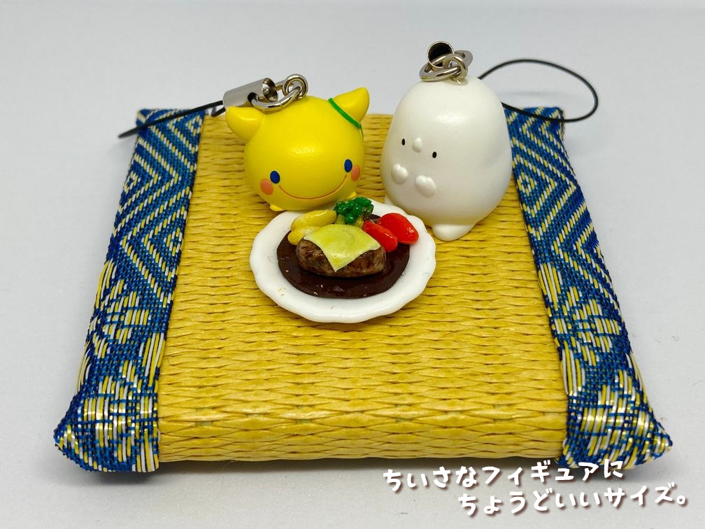 ミニチュアフード チーズハンバーグプレート小