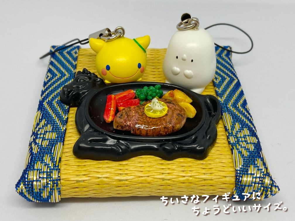 ミニチュアフード 牛のプレートのステーキA