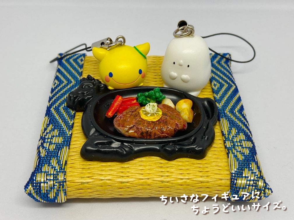 ミニチュアフード 牛のプレートのステーキB