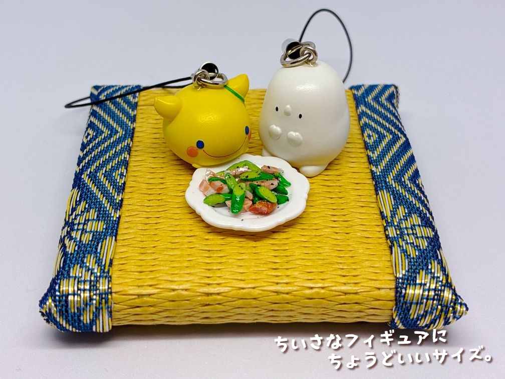 ミニチュアフード　アスパラベーコン炒め