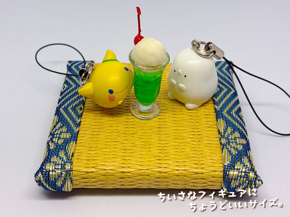ミニチュアフード クリームソーダ緑A