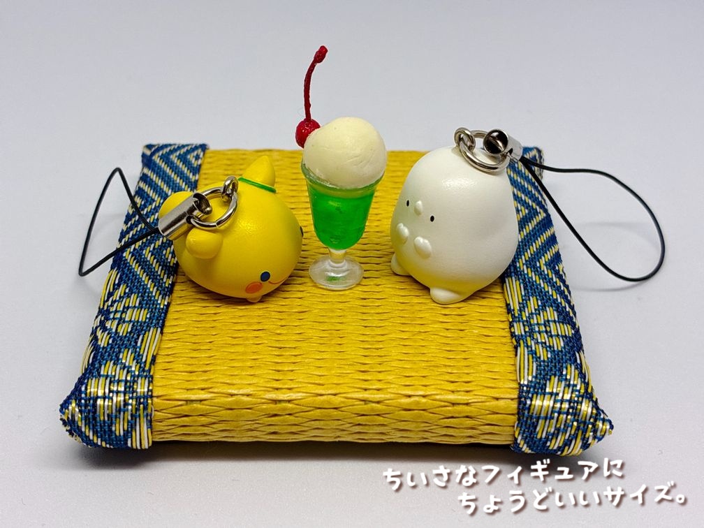 ミニチュアフード クリームソーダ緑C