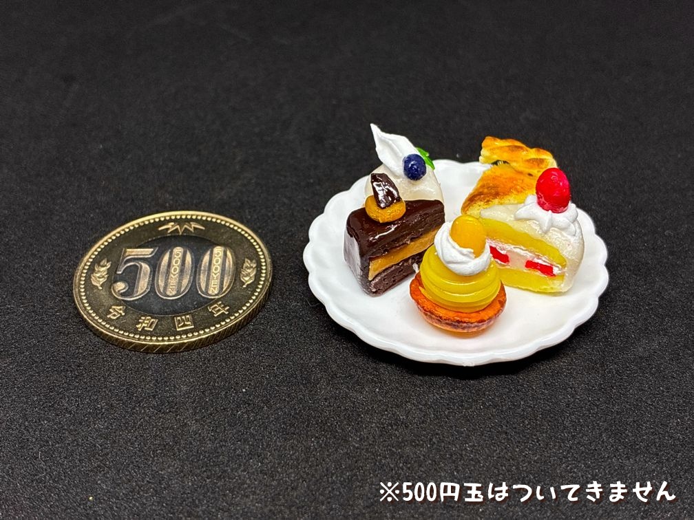 ミニチュアフード ケーキセットA