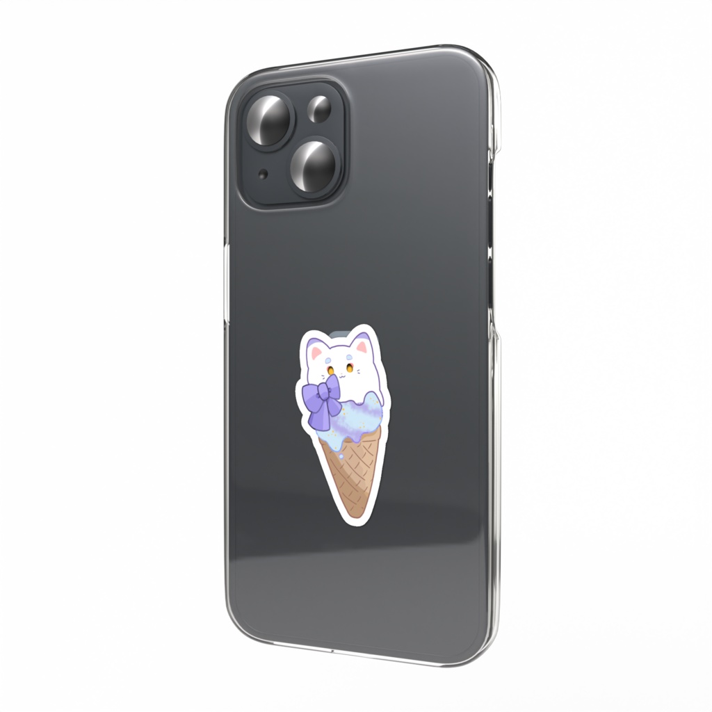 ゆきにゃあいす(sticker)