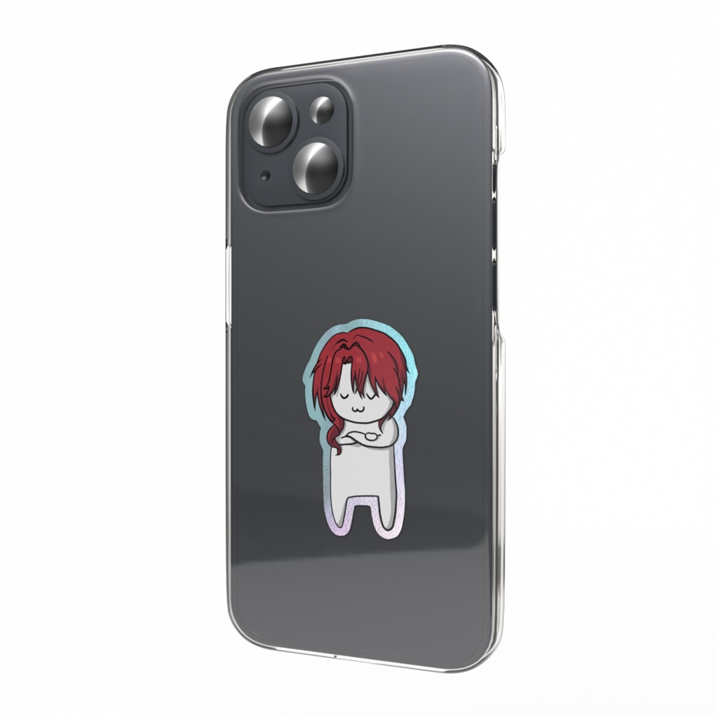 君影ツクヨ？　オーロラスマホステッカー