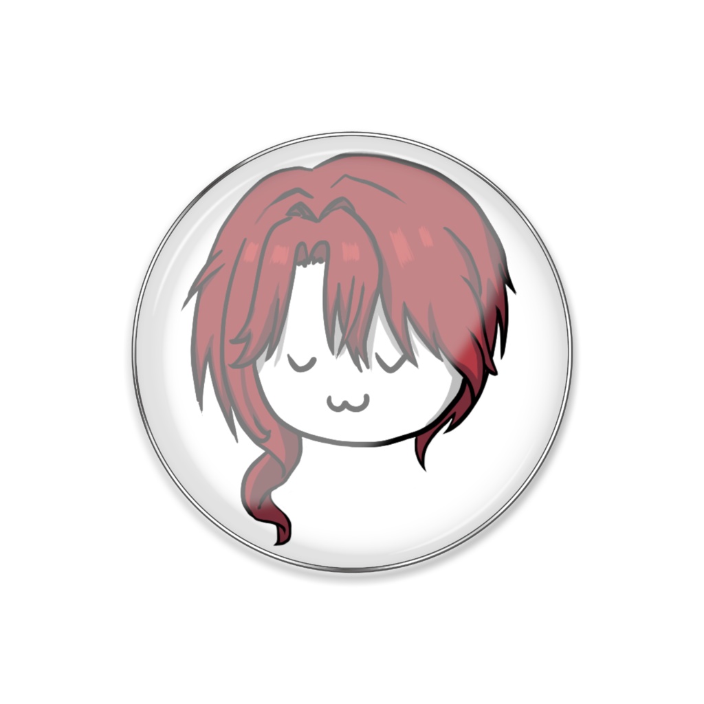 君影ツクヨ？　ピンバッジ（顔だけ）