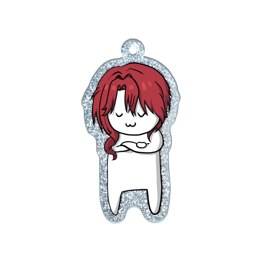 君影ツクヨ？　ラメアクリルキーホルダー