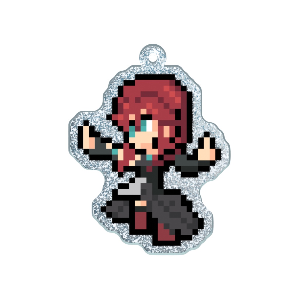 君影ツクヨ(ドット)　ラメアクリルキーホルダー