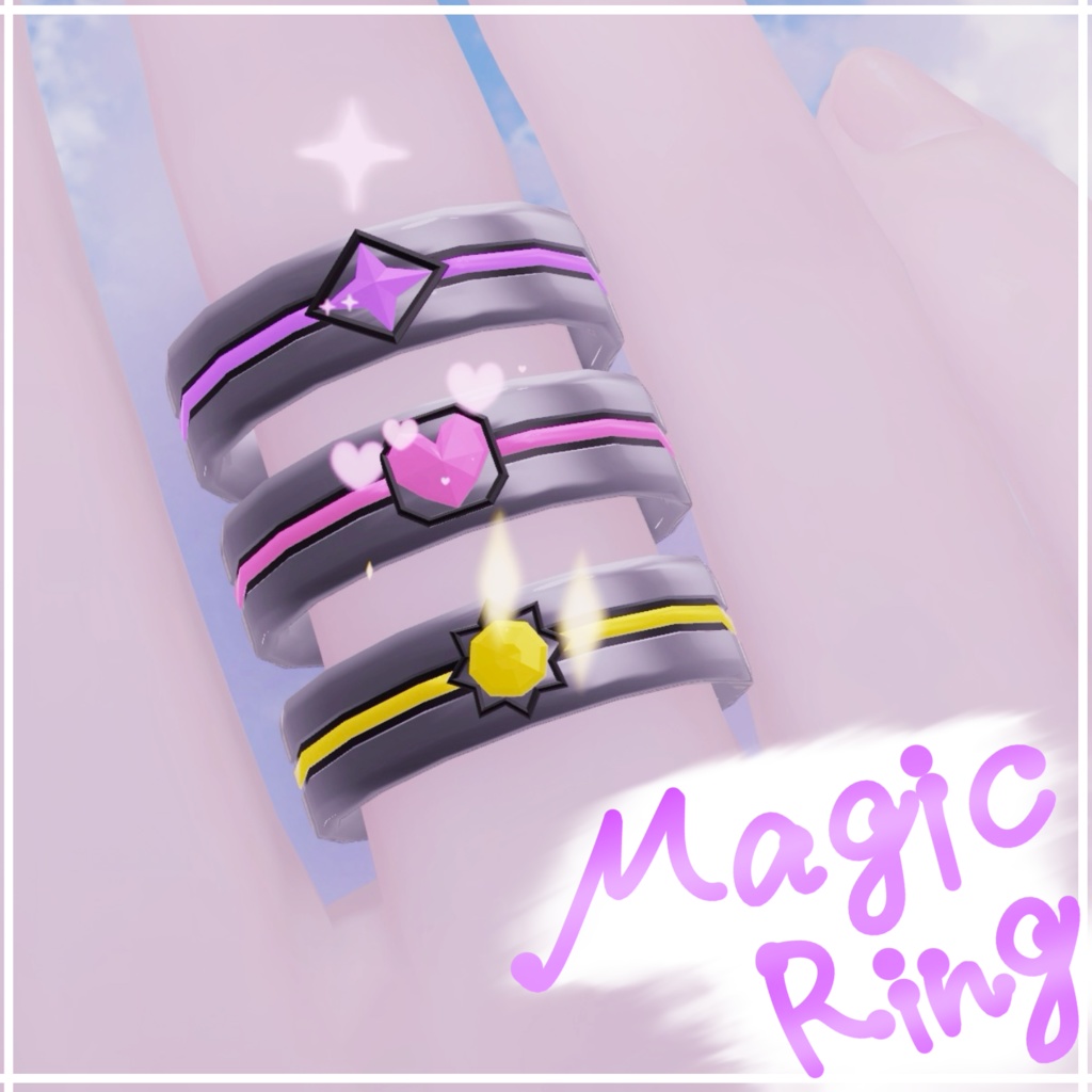 【オリジナル3Dモデル】Magic-Ring ~魔法の指輪~(マジック リング) MA対応
