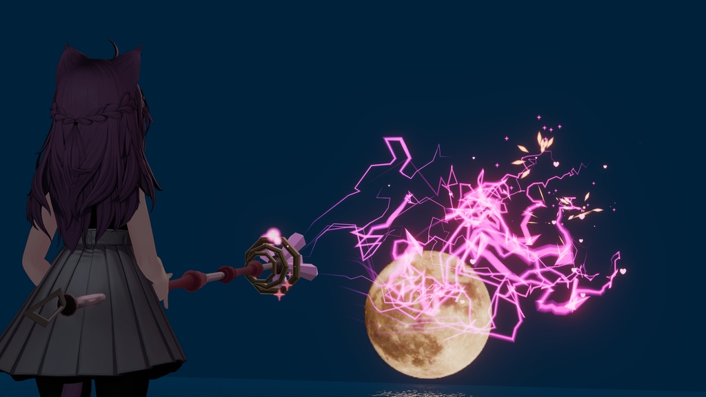 【オリジナル3Dモデル】ギミックあり!RadiantJewel_Wand ~輝く宝石の杖~ (ラディアントジュエルワンド) 魔法の杖 MA対応