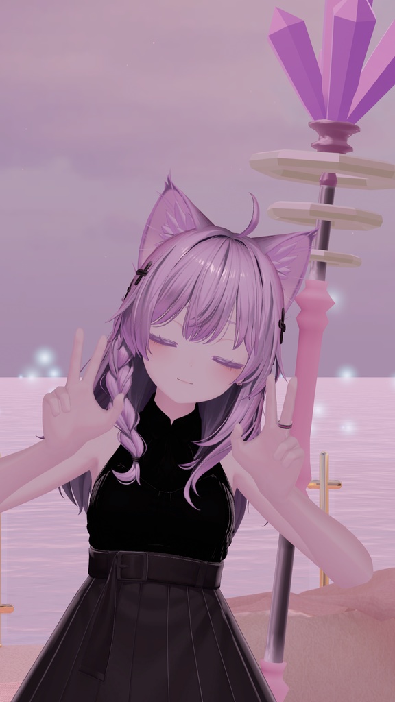 【オリジナル3Dモデル】ギミックあり!RadiantJewel_Wand ~輝く宝石の杖~ (ラディアントジュエルワンド) 魔法の杖 MA対応