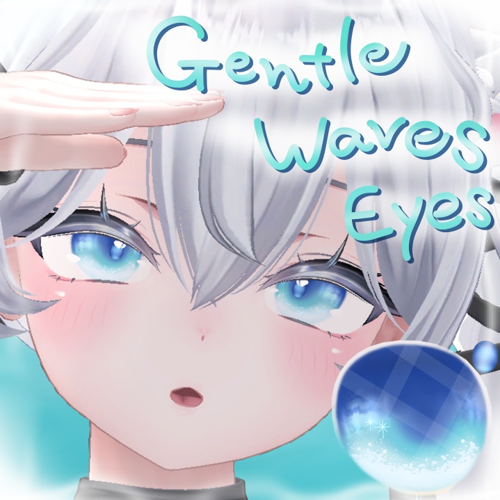 【Sio (しお) 対応】 - Eye texture - ~ Gentle Waves Eyes ~