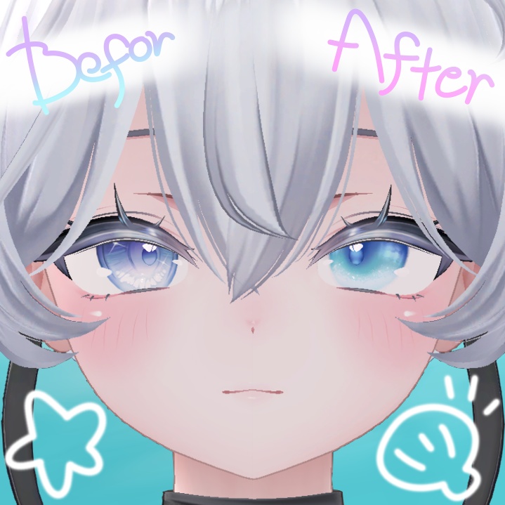 【Sio (しお) 対応】 - Eye texture - ~ Gentle Waves Eyes ~