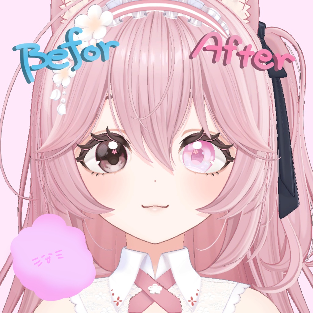 【リナシータ(Rinasciita)対応】 - Eye texture - ~ Fluffy flowers Eyes ~