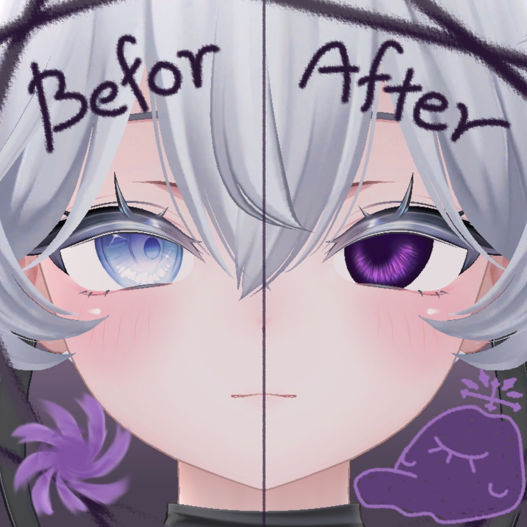 【Sio (しお) 対応】 - Eye texture - ~ DarkAimEye ~