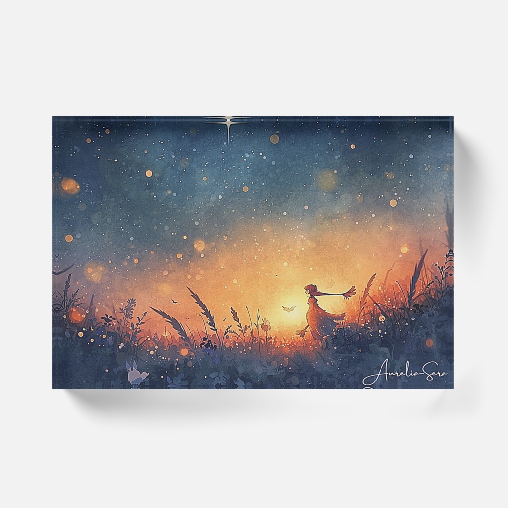 Sunset Guidance ― 夕日の導き ― アクリルブロック