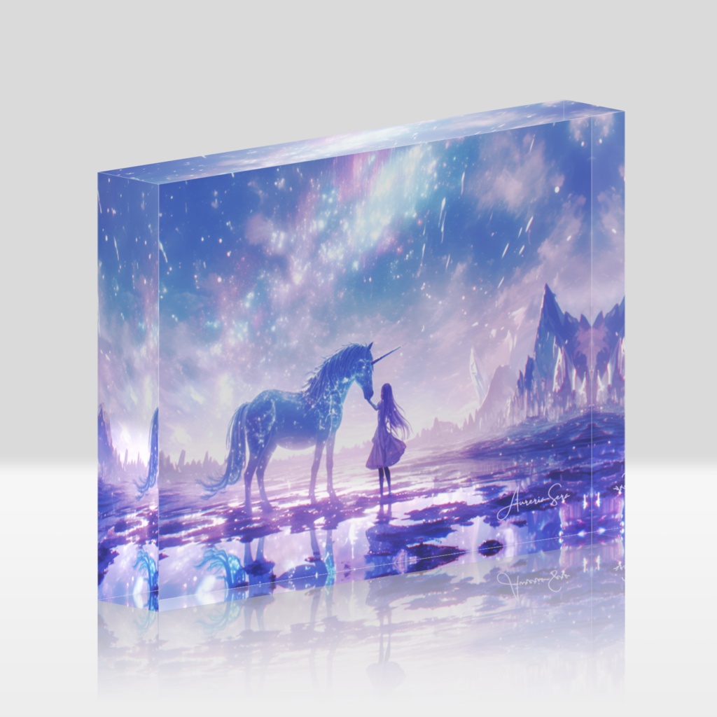 アイリス・ゲート〜巡り〜 虹色のエネルギーで満たす守護アート(アクリルブロック)