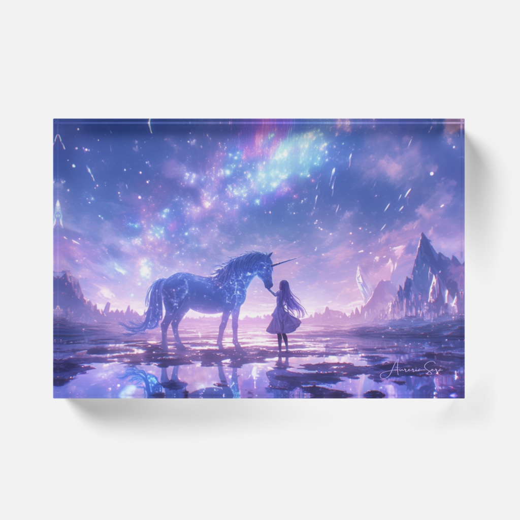 アイリス・ゲート〜巡り〜 虹色のエネルギーで満たす守護アート(アクリルブロック)