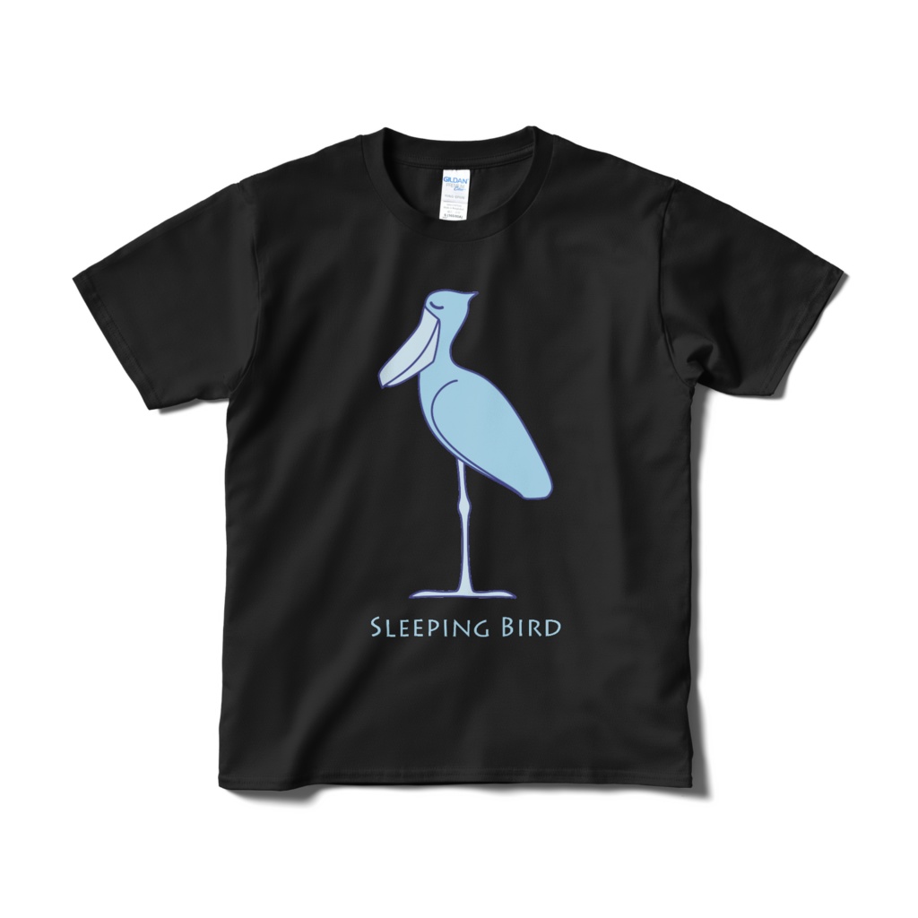 SLEEPING BIRD T-Shirts BK 001