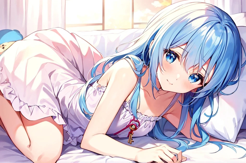 寝間着の女の子