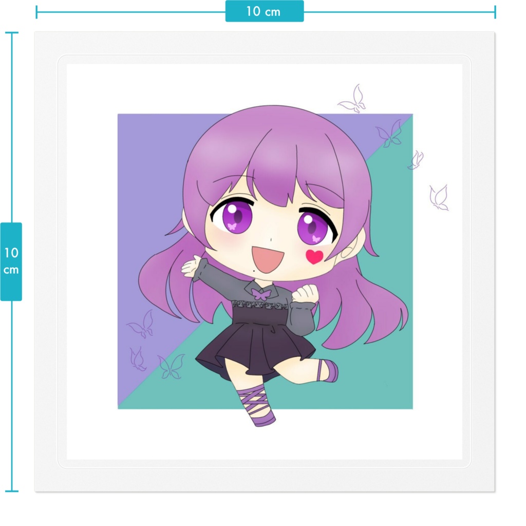 ミニゆかステッカー