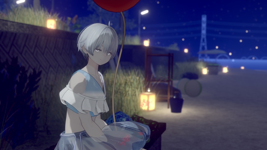 【龍のヨルちゃん・ヘルベチカ対応】【A1XBody】夏祭水着 -KasaiMizugi-